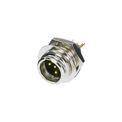 Chasis De Montaje En Panel Hembra Xlr Negro De 3 Pines, 20 P