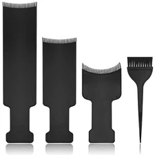 4 Pack Balayage Highlighting Board Professional Hair Dye Tools for Men Women