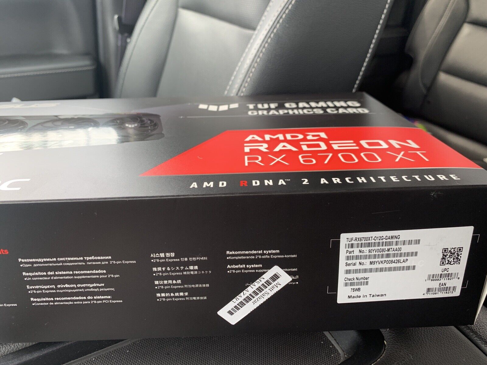 ASUS TUF Gaming Radeon RX 6700 XT OC Edition, 12GB GDDR6 Graphics