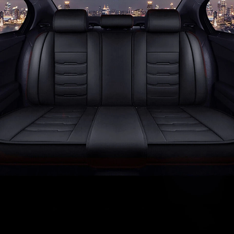 For Honda CR-V Leather Front Rear Car Seat Covers 5-Seats Protectors Full Set US Foto 4 de 4