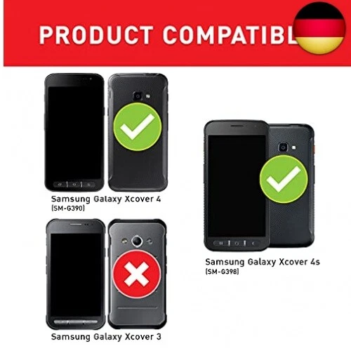BEZ Hülle für Xcover 4 Hülle, Xcover 4S Hülle, Handy Schutzhülle Outdoor Komp - Bild 7 von 8