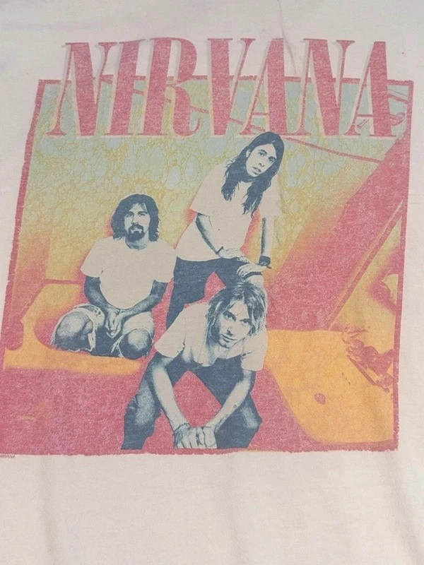 Nirvana White T-Shirts for Men for sale | eBay