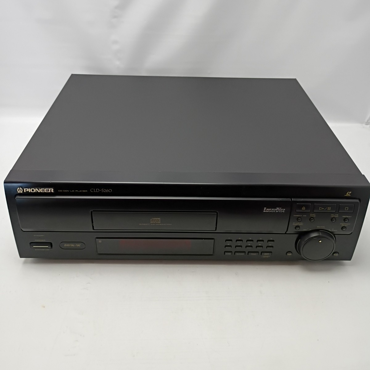 Pioneer LaserDisc CD Player CLD-S260 Audio Video NTSC Black Tested
