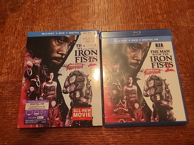 The Man with the Iron Fists 2 (Blu-ray/DVD, 2015, 2-Disc Set) for
