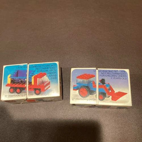 LEGO Payloader 410 Complete Set Box 27 Pieces Plastic LEGOLAND Vehicle Vintage