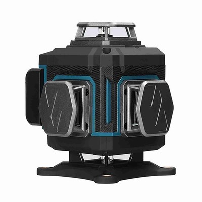  Level Wasserwaage 16 Lines 3D 360° Kreuzlinienlaser Kit Mit 2Akku+ Stativ