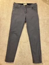 Democracy Skinny Stretch Jeans Women  s Size 10 "Ab" Technology Grey / Gray Slim