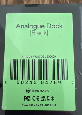 Analogue Pocket Dock - Black IN-HAND FAST for sale online | eBay