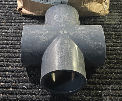 IPEX 036123 3'' PVC SCH-80 Cross Socket x Socket x Socket x Socket Xirtec-140