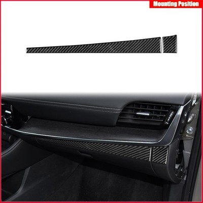 Real Carbon Fiber Passenger Panel Trim For Nissan Rogue X-Trail 2021-2025