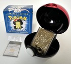 1999 Burger King Promo Pokémon 23k Gold Plated MEWTWO Trading Card Blue Box — photo 2