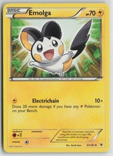 Emolga 37/101 Uncommon Noble Victories Pokemon Moderately Played