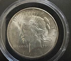 1924 peace silver dollar coin