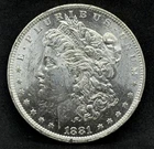 1881-O BU Morgan Silver Dollar, Tougher Date! Brilliant Unc Fresh From Bank Roll