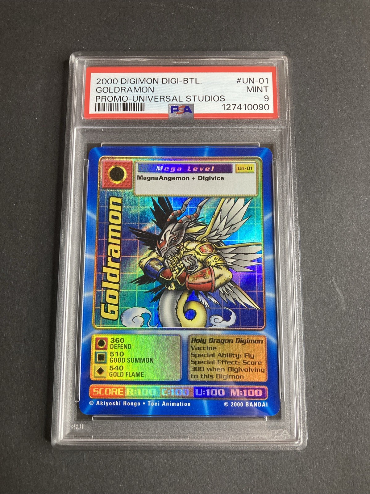 Un-01 Mint PSA 9 Digimon Card Game Promo