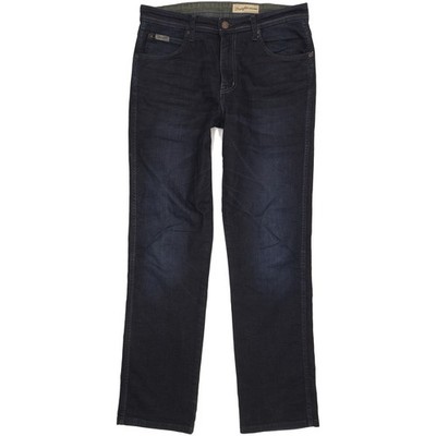 Wrangler Arizona Men Navy Straight Regular Stretch Jeans W33 L32 (107500)