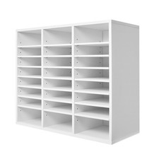 VEVOR Literature Organizer, 24 Compartments Office Mailbox with Adjustable Shelv