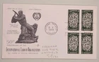 The 50th Anniversary of I.L.O - Canada First Day Cover FDC (block of 4)