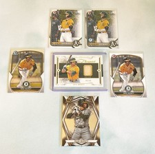 Max Muncy Rookie Lot 2022-2024 Bowman & National Treasures Bat Relic #/99