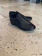 Capezio EJ2C E-Series Slip On Jazz Dance Shoe Black Child Size 13 M NIB