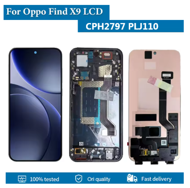 OLED For Oppo Find X9 CPH2797 PLJ110 LCD Display Touch Digitizer