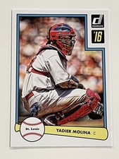 2016 Donruss Baseball #D82-10 - Yadier Molina - St. Louis Cardinals