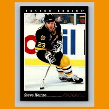 Steve Heinze #53 1993-94 Pinnacle Boston Bruins Hockey Card NHL