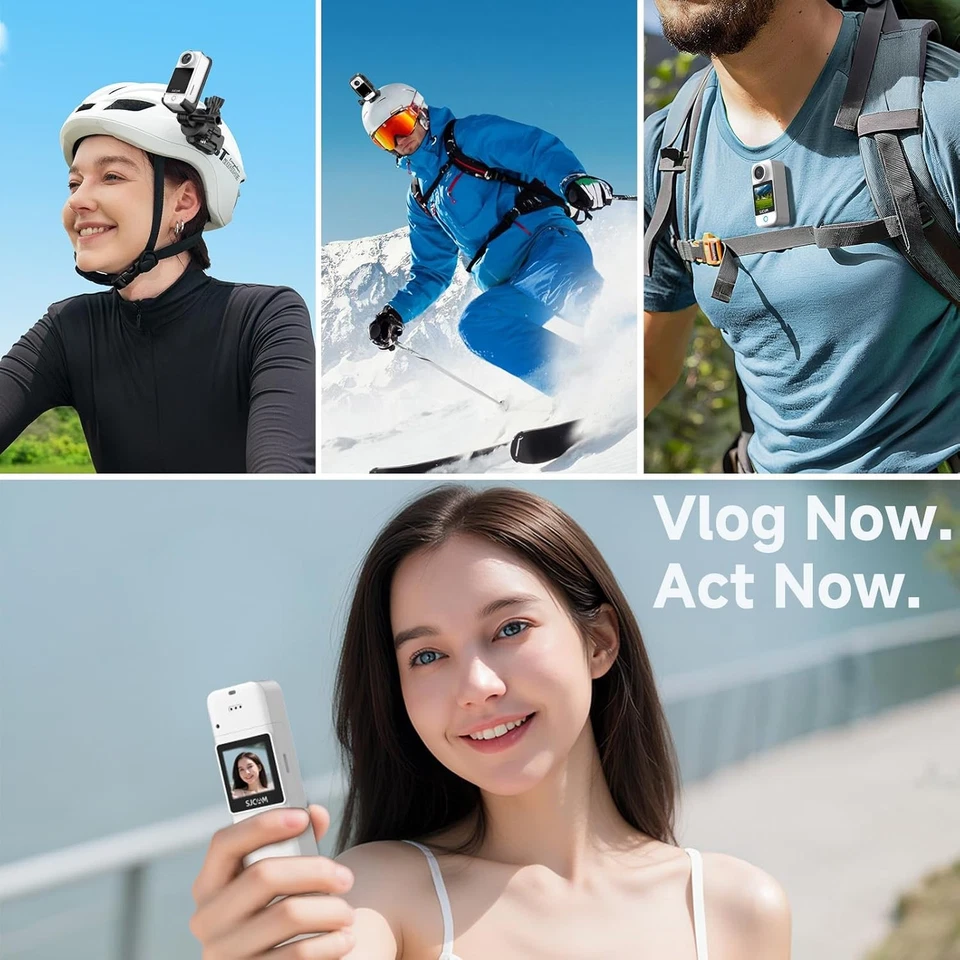 SJCAM C300 Pocket Action Camera 4K 7Hour Power 6-Axis Stabilization Touch Screen - Bild 4 von 4