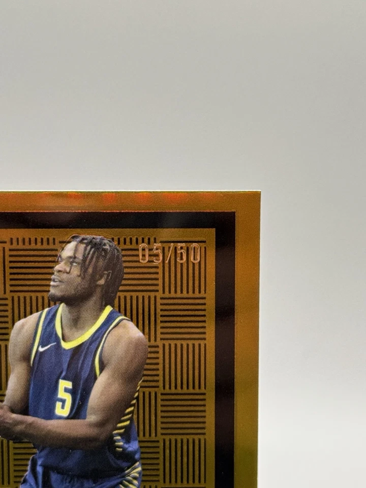 2023-24 Topps Chrome Youthquake Gold Refractor Rookie Jarace Walker (RC) 5/50 🔥 - Image 2 of 3