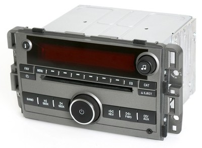 2009 Saturn Vue OEM Radio AM FM CD Player w Aux Input PN 20790696 Unlocked Gray