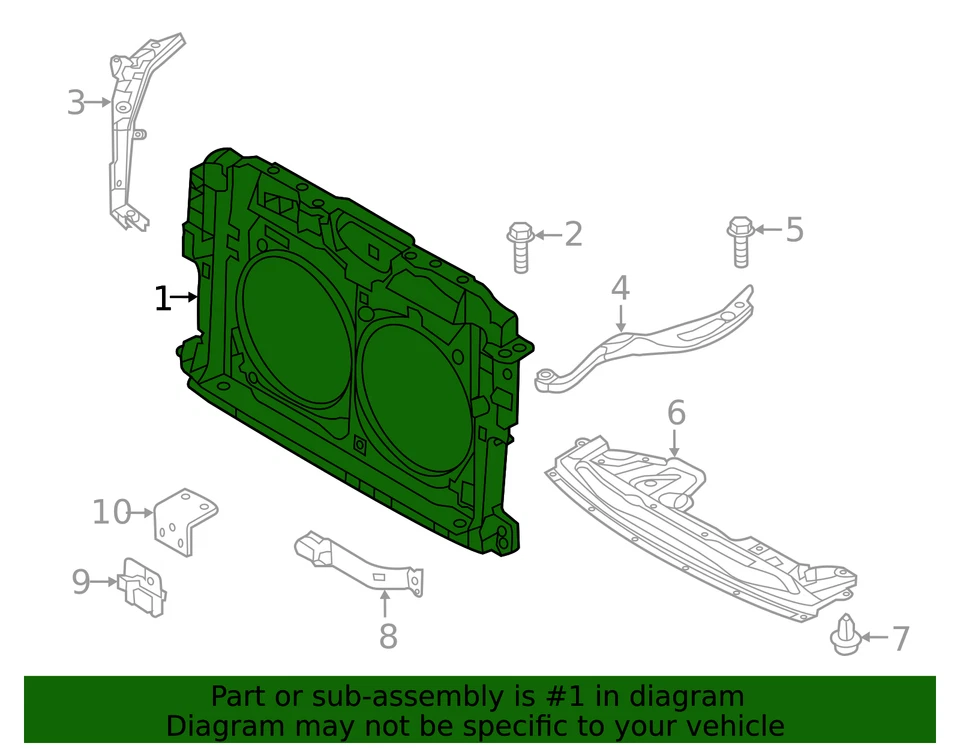 正品日产散热器支持 62500-1JA0A — 第 2/2 张图片