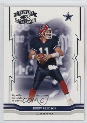 2005 Donruss Throwback Threads Drew Bledsoe #39 2u3