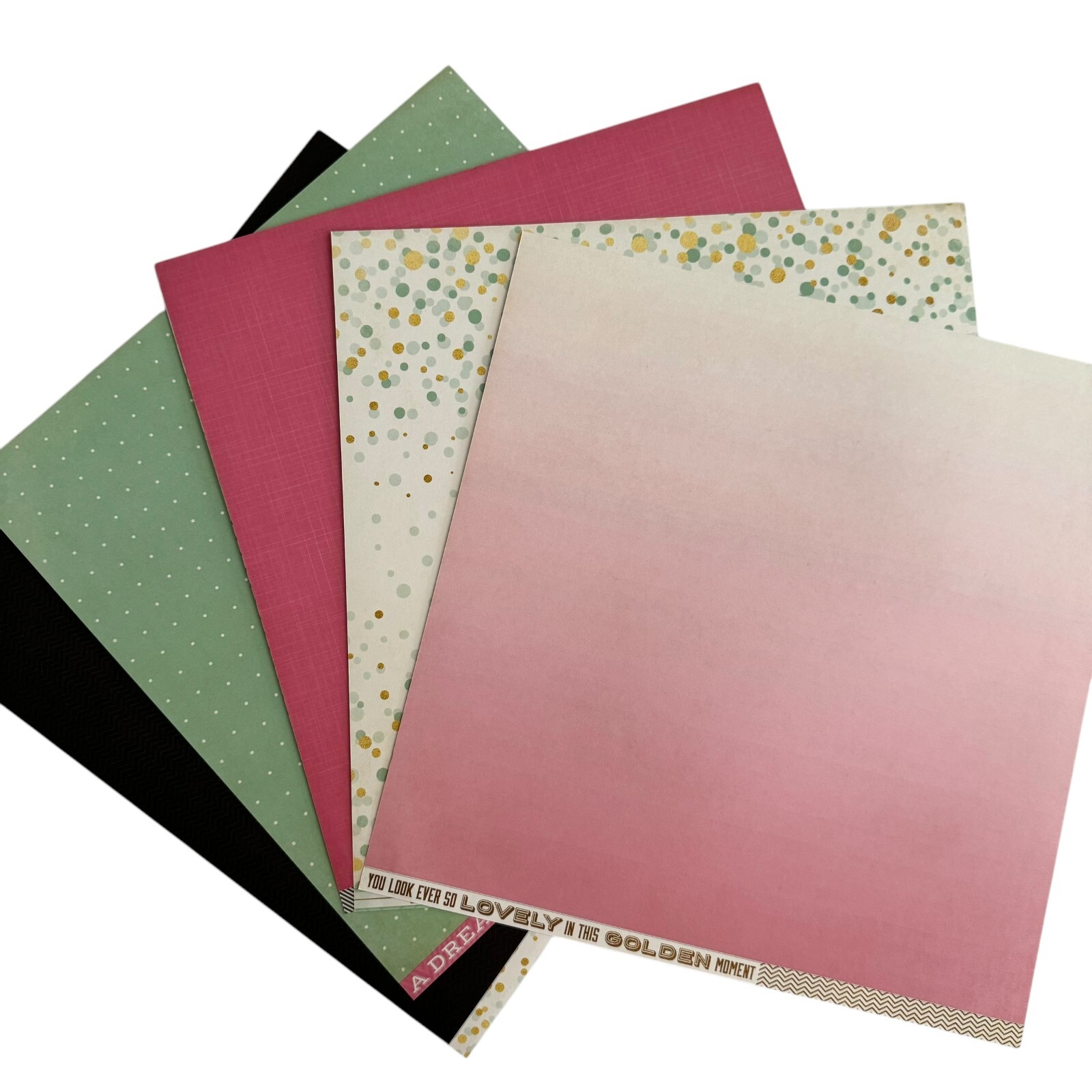 Scrapbook Kit Kaisercraft All That Glitters Collection Floral MCM Victorian NEW