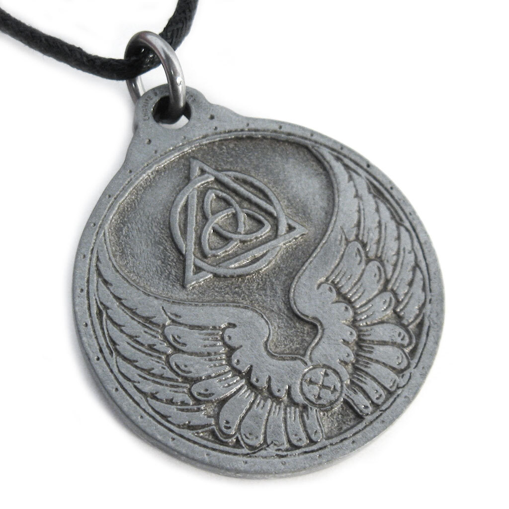 新品 未使用 Catalinbread TALISMAN Archangel Raziel Talisman Pewter 1.25