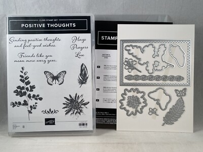 POSITIVE THOUGHTS Stamp Set NATURE’S THOUGHTS Dies Stampin Up A22 | eBay