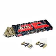 JT Drive Chains 520 x 98 Links X1R Series Xring Sealed Gold Drive Chain