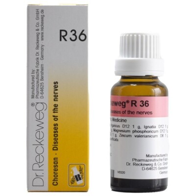 Dr. Reckeweg R36   Nervous System Support Homeopathic Drops   22ml | Pack of 1