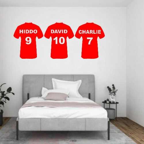 Football shirt on wall cheap