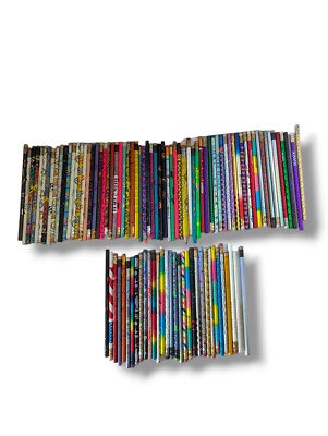 HUGE LOT 100 Vintage Pencils Simpsons Garfield Holiday Holograph Novelty 80s 90s