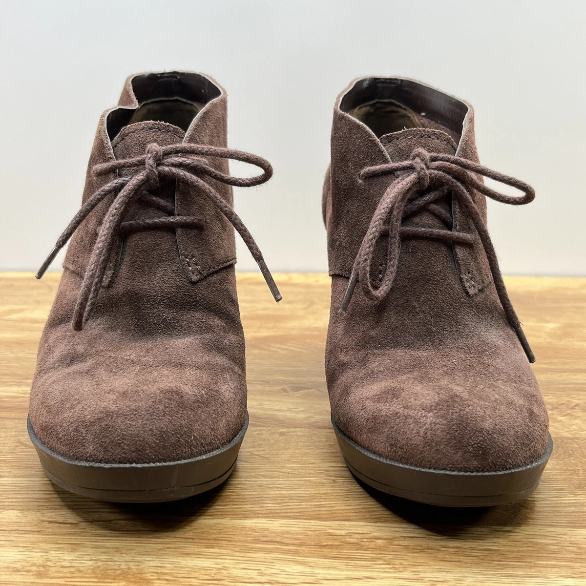 Cole haan suede wedge sales