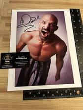 Signed Adam Rose wrestling photo WWE WWF NXT AEW ROH FCW