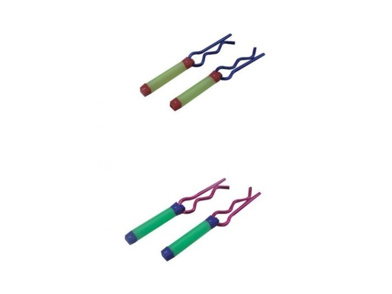 partCore Carrozzeria Clip Clips 27 mm Nero per RC Car 1:8 10 Pz 310034