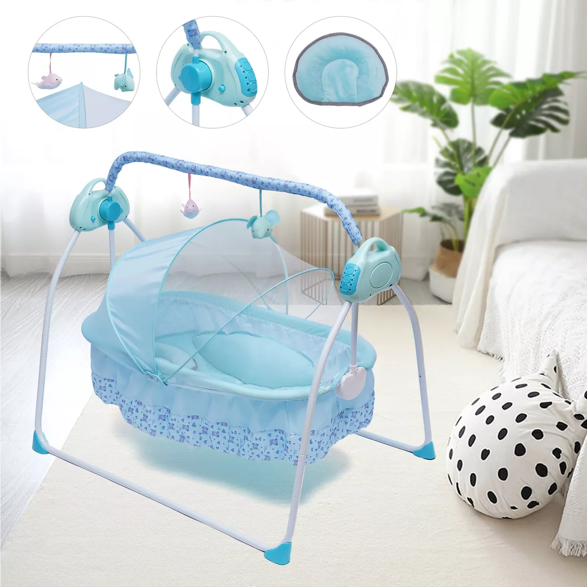 Electric Rocking Bassinet Swing