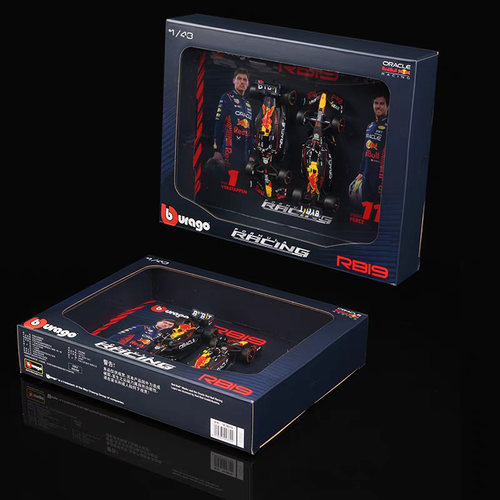 New Burago Oracle Red Bull Racing Formula 1 F1 1:43 Scale Die Cast Metal-6 cars - Picture 4 of 4