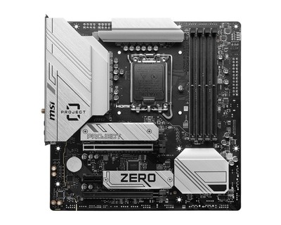 4711377143660 MSI B760M Ptoject Zero Intel B760 LGA 1700 micro ATX MSI