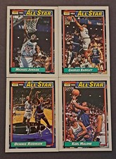 All-Star NBA Basketball Card Lot,  Topps 1992