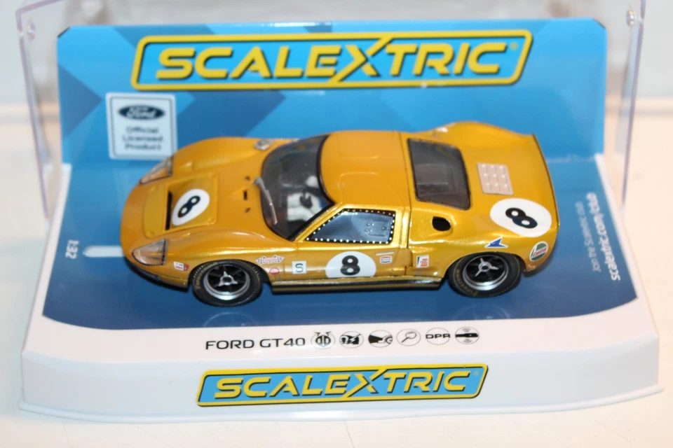 SLOT CAR SCALEXTRIC FORD GT 40 BOAC 500 1968 N 8 NUOVA 1/32 - Immagine 4 di 4