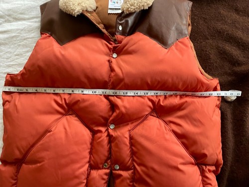 Rocky Mountain Featherbed Co. Christy Vest, RARE Brick Brown Le - Picture 17 of 24