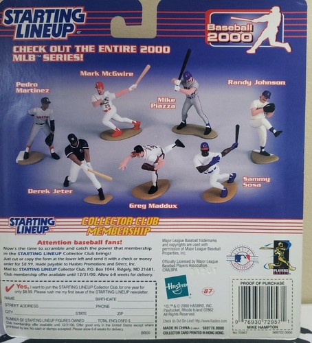 Nuevo 2000 Extendido Mike Hampton Mets MLB Línea Inicial SLU Kenner Hasbro Sellado - Imagen 2 de 4