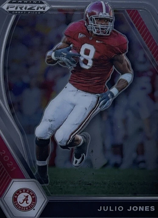 Julio Jones PSA 9 -2021 Prizm Draft Picks -Alabama Crimson Tide, Falcons, Canton - Image 4 of 4